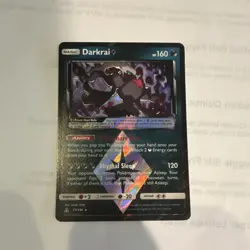 Pokemon Darkrai Prism Star Sm-Ultra Prism Holo Prism Rare 77/156 Basic TCG - Image 1