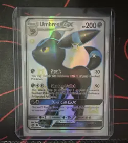 Pokemon Umbreon GX Full Art Shiny Holo Rare SV69/SV94 Hidden Fates Vault 200 HP - Image 1