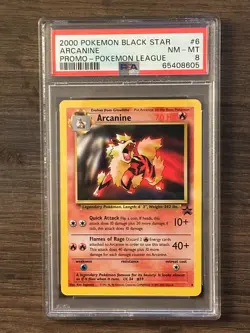 Pokemon Black Star Pokemon League Promo Arcanine PSA 8 PSA # 65408605 - Image 2