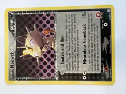 Pokemon TCG Rockets Meowth 46/109 Non Holo 2004 NM - Image 2