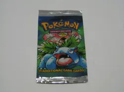 POKEMON ORIGINAL BASE SET RARE 1999 EMPTY WRAPPER FREE SHIPPING! - Image 1