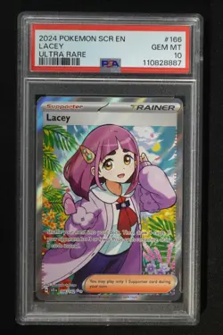 Lacey 166/142 Ultra Rare Pokemon Stellar Crown - PSA 10 ! - Image 1