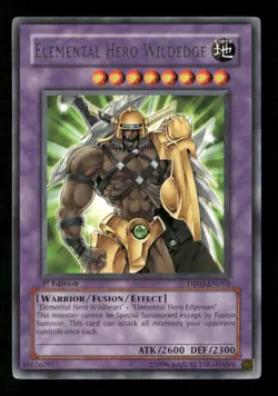 Elemental Hero Wildedge Jaden Yuki 2 #DP03-EN010 1st Edition Yugioh Rare - Image 1