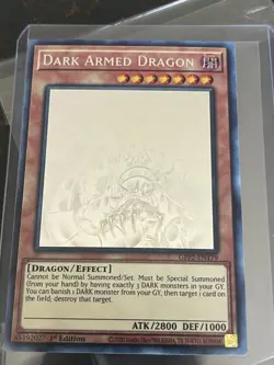 Yugioh! Dark Armed Dragon GFP2-179 Ghost Rare 1st Edition NM - Image 1