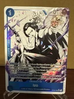 One Piece TCG Izo ST22-002 Alt Art (Parallel) Ace And Newgate - Image 1