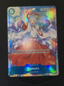 Bandai One Piece Card Game Yamato OP13-054 Carrying on His Will SR Foil Alt Art - Image 2
