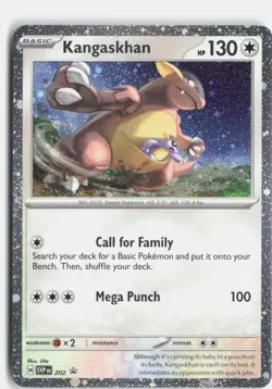 Kangaskhan - (Cosmos Holo) Holo Holo Rare SV: Scarlet & Violet Promo Cards 202 N - Image 1