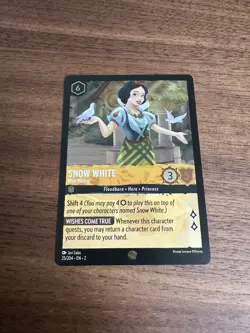 Lorcana Snow White - Well Wisher NM Cold Foil Rise of the Floodborn - Image 1