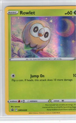 Rowlet - (Cosmos Holo) Holo Promo Miscellaneous Cards & Products SWSH220 NM - Image 1