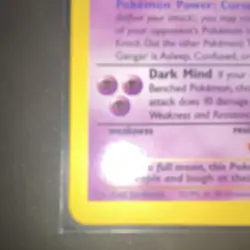 GENGAR Pokemon Gengar Fossil 5/62 Rare Unlimited Card English 1999 LP+ Non-Holo - Image 5