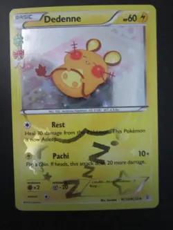 DEDENN HOLO POKEMON CARD RC10/RC32 GENERATIONS NEVER PLAYED EX+ NM- - Image 1