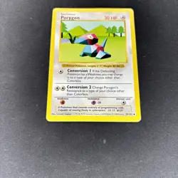 Shadowless PORYGON 39/102 Base Set - WOTC Vintage Pokemon Card 1999 - MP - Image 3