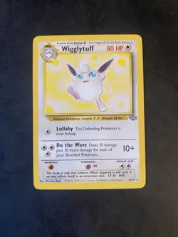 Wigglytuff 32/64 Non Holo Rare Jungle Pokemon Card Wotc Vintage - Image 1