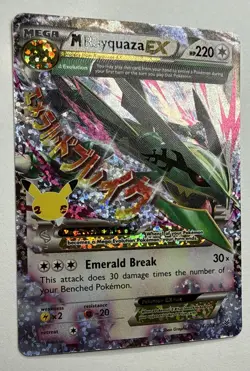 Pokemon TCG M Rayquaza EX Celebrations Classic Collection Holo Ultra Card 76/108 - Image 2