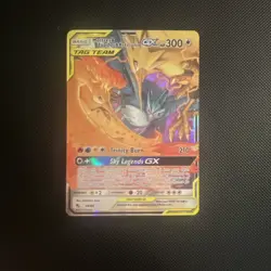 Pokemon Moltres Zapdos Articuno GX TCG Holo Card 44/68 Tag Team - Image 1