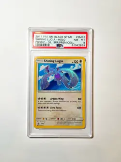 Pokemon Card PSA 8 Shining Lugia SM82 Sm Holo Shining Legends Premium Promo NM M - Image 1