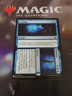 MTG. 2x Commit / Memory. Mystery Booster - Amonkhet. 211/269. Lp - Image 1
