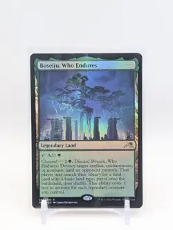 Magic The Gathering Boseiju Who Endures Foil Rare 266 Kamigawa Neon Dynasty - Image 1