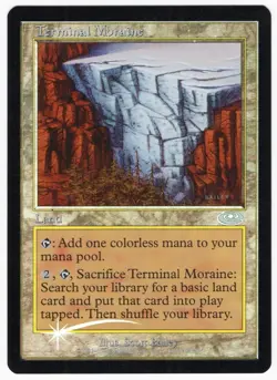 Terminal Moraine 2001 Planeshift FOIL Colorless Uncommon Land MTG NM AZ1 - Image 1