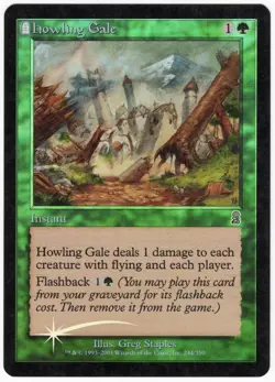 Howling Gale 2001 Odyssey FOIL Green Uncommon Instant MTG SP - NM AZ1 - Image 1