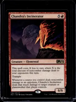 Chandra's Incinerator 136/274 R NM - Image 1