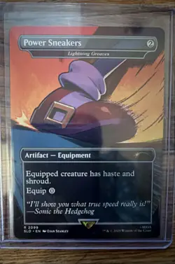 Power Sneakers - Lightning Greaves (Rainbow Foil) Secret Lair Drop Foil - Image 1