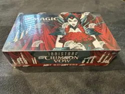 DRAFT Booster Box ~ INNISTRAD: CRIMSON VOW MtG 36 pack sealed Magic WotC - Image 1
