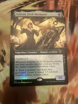 Ashnod, Flesh Mechanist (Extended Art) #323 (Foil) NM Brothers' War Magic MTG - Image 1