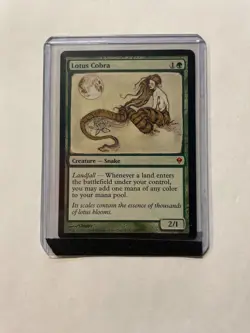 Lotus Cobra Zendikar MTG 168/249 Rare Magic The Gathering Landfall Custom Art - Image 1