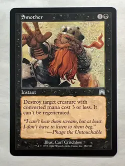 MTG - Smother - Onslaught - NM/LP - Magic the Gathering - Image 1