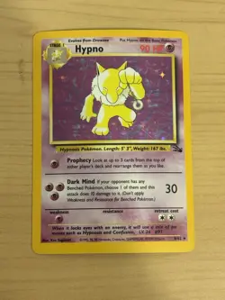 Hypno 8/62 | Fossil Unlimited Holo | Pokemon Rare Holo | HP - Image 1