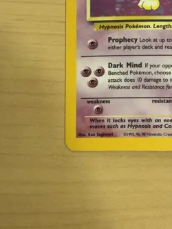 Hypno 8/62 | Fossil Unlimited Holo | Pokemon Rare Holo | HP - Image 2