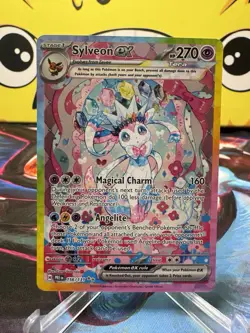 Pokemon Sylveon EX Sir 156/131 Prismatic Evolutions TCG Card - Image 1
