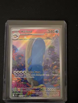 Wailord SV09: Journey Together 162/159 Illustration Rare NM Pokemon - Image 1