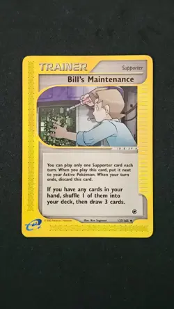 Pokemon - Expedition Base Set - Bill's Maintenance 137/165 - Image 1