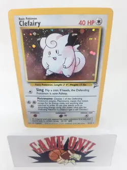 Clefairy 5/102 Holo Holo Rare Base Set Unlimited 1999 Pokemon LP BUF - Image 1