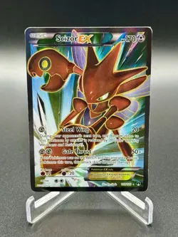 Pokemon TCG Scizor EX Full Art 119/122 XY Breakpoint MP/HP - Image 1