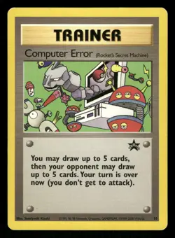 Computer Error 16 LP Promo Wizards Black Star Promos 1999 Pokemon TCG - Image 1