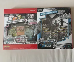 Pokemon Black Bolt & White Flare Binder + Poster Collection Sams Club Bundles - Image 1