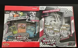 Pokemon Black Bolt & White Flare Binder + Poster Collection Sam's Club Bundles - Image 1