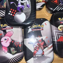 Pokemon TCG Black Bolt White Flare Unova Mini Tin Lot of 7 - Image 2