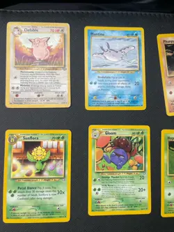 Vintage Pokemon Binder Collection Base Set NM-HP Condition 1999 WOTC TCG Lot #26 - Image 2
