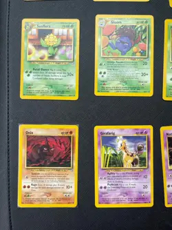 Vintage Pokemon Binder Collection Base Set NM-HP Condition 1999 WOTC TCG Lot #26 - Image 4