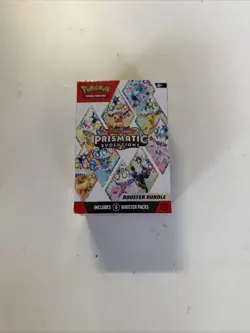 Pokemon TCG Scarlet & Violet-Prismatic Evolutions Booster Bundle 6 Packs Sealed - Image 1