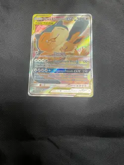Eevee & Snorlax GX SM169 Pokemon Black Star Promo Sun & Moon Tag Team - Image 1