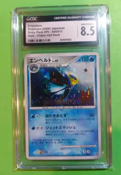 Empoleon 004/013 Palkia Half Deck Japanese Pokemon, CGC 8.5 NM/MINT+ - Image 1