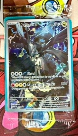 N's Zekrom 031 Pokemon Ascended Heroes ETB Promo Sealed - Image 1