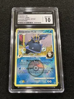 Pokemon Empoleon Crosshatch Reverse Holo #27 from Supreme Victors in a CGC 10 !! - Image 1