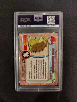 PSA 9 Sandslash Foil 1999 Topps Pokemon - Image 2