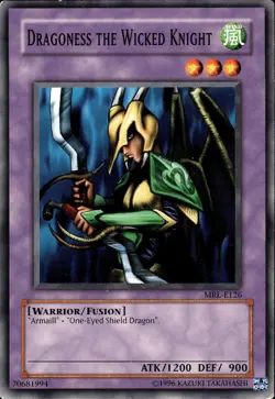 Dragoness The Wicked Knight - MRL-E126 - MP - YuGiOh - Image 1
